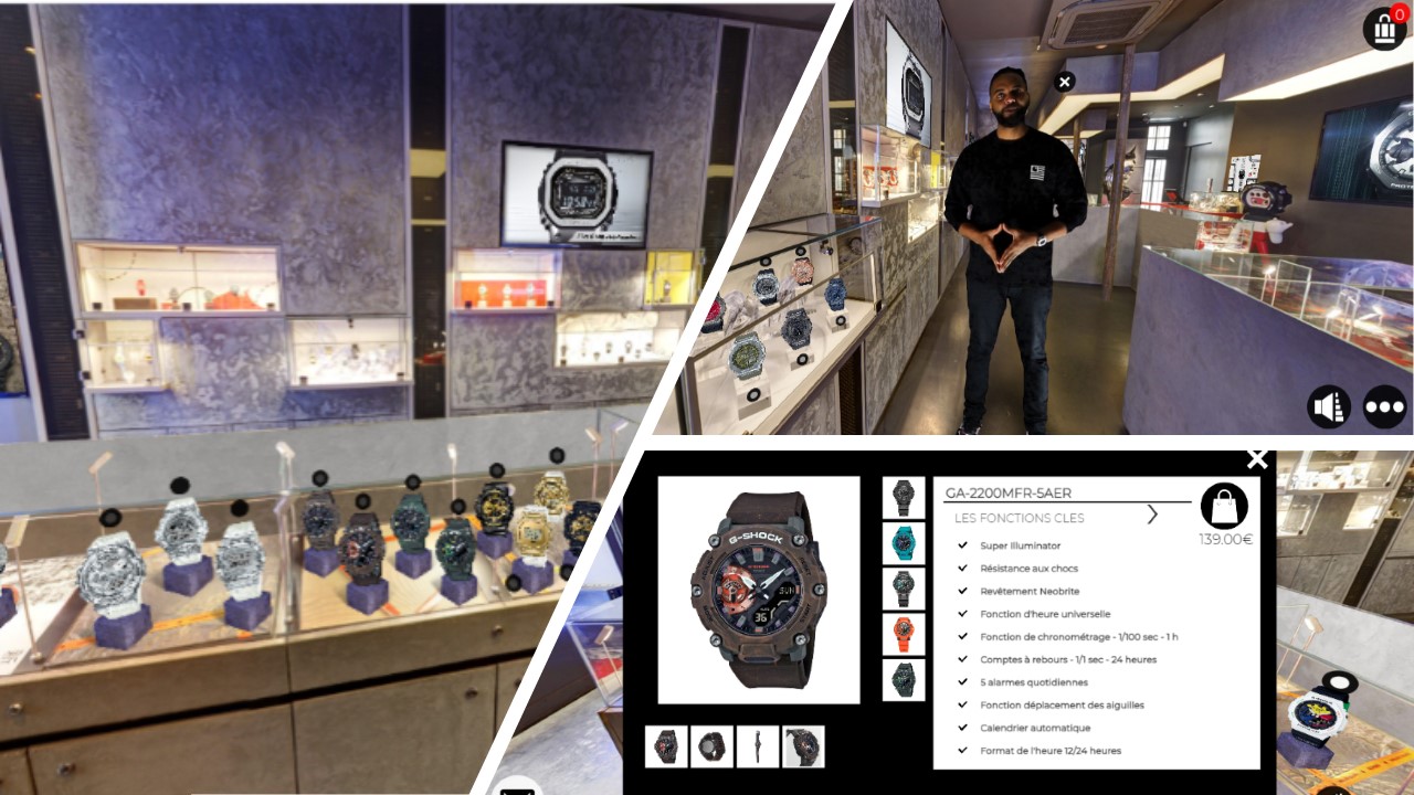 G-Shock : La boutique 3D : l’horlogerie sous un nouvel angle